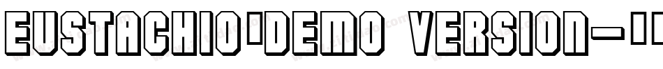 Eustachio_demo version字体转换